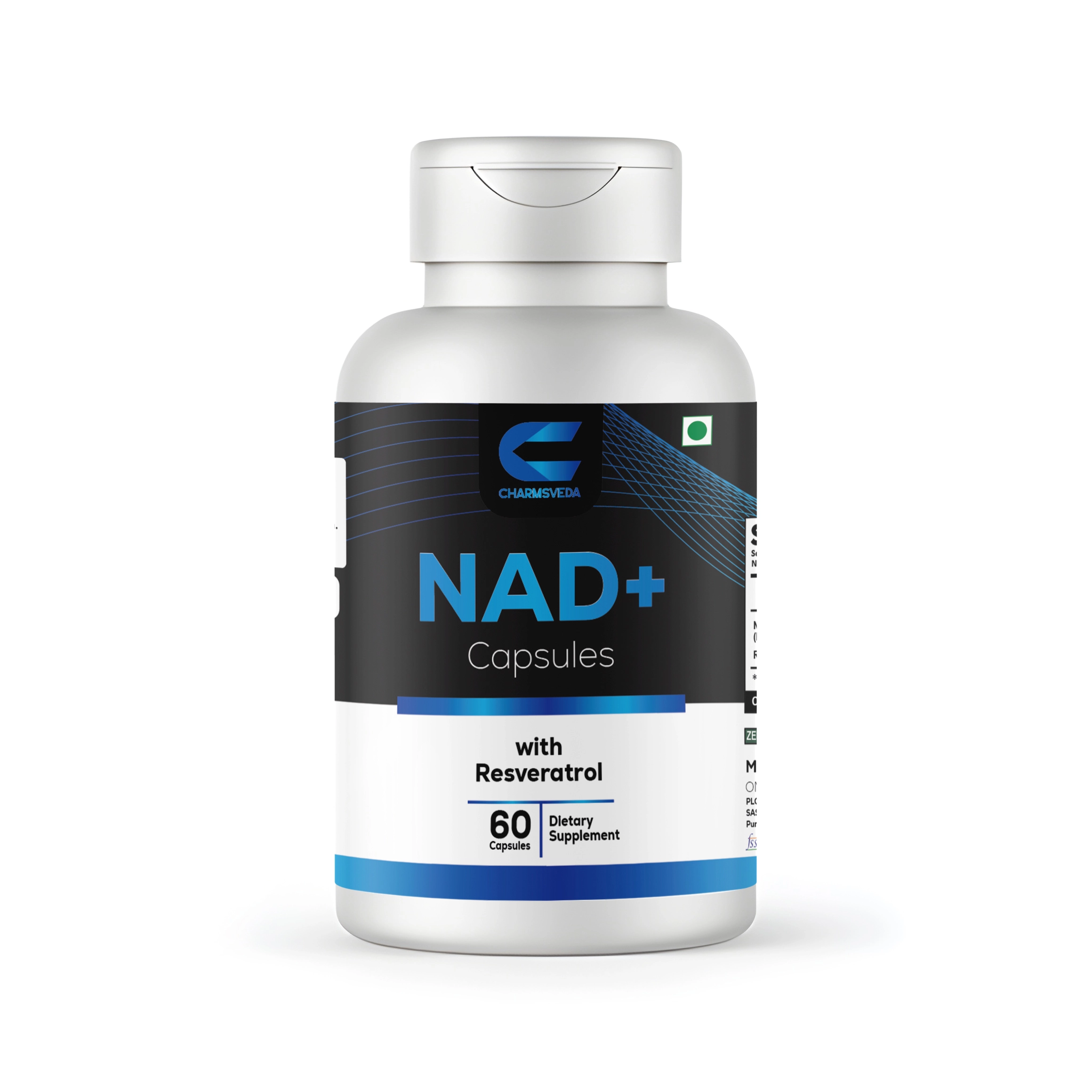 charmsveda nad+ capsules – cellular energy & wellness support 60 pack charmsveda nad+ capsules – cellular energy & wellness support 60 pack