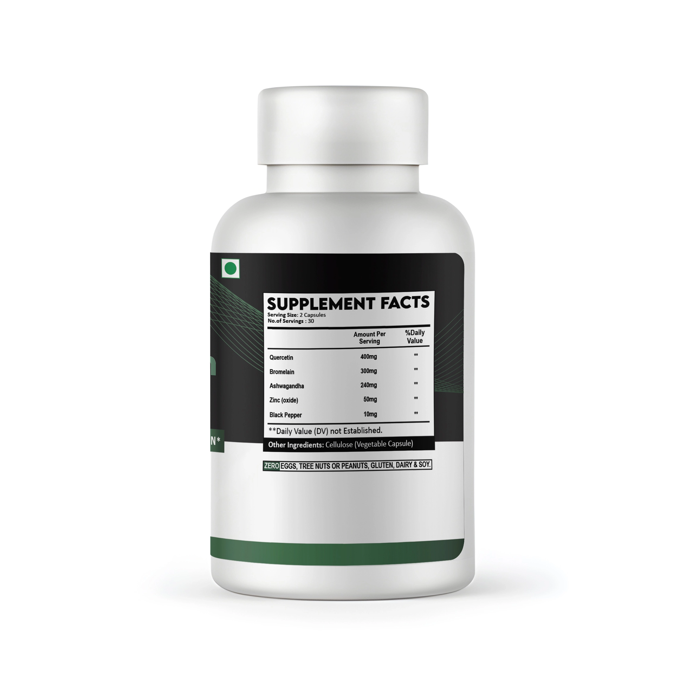 charmsveda quercetin capsules with bromelain – supports healthy immune function | 60 capsules charmsveda quercetin capsules with bromelain – supports healthy immune function | 60 capsules