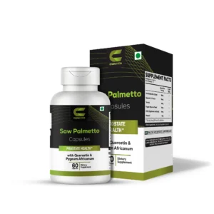 CHARMSVEDA Saw Palmetto Capsules – Quercetin & Pygeum Africanum | 60 Capsules