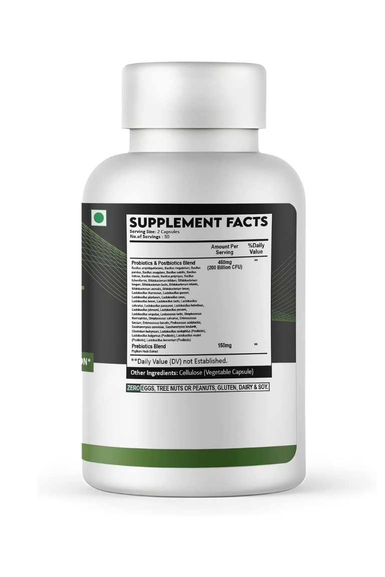 Probiotics + Prebiotics Capsules