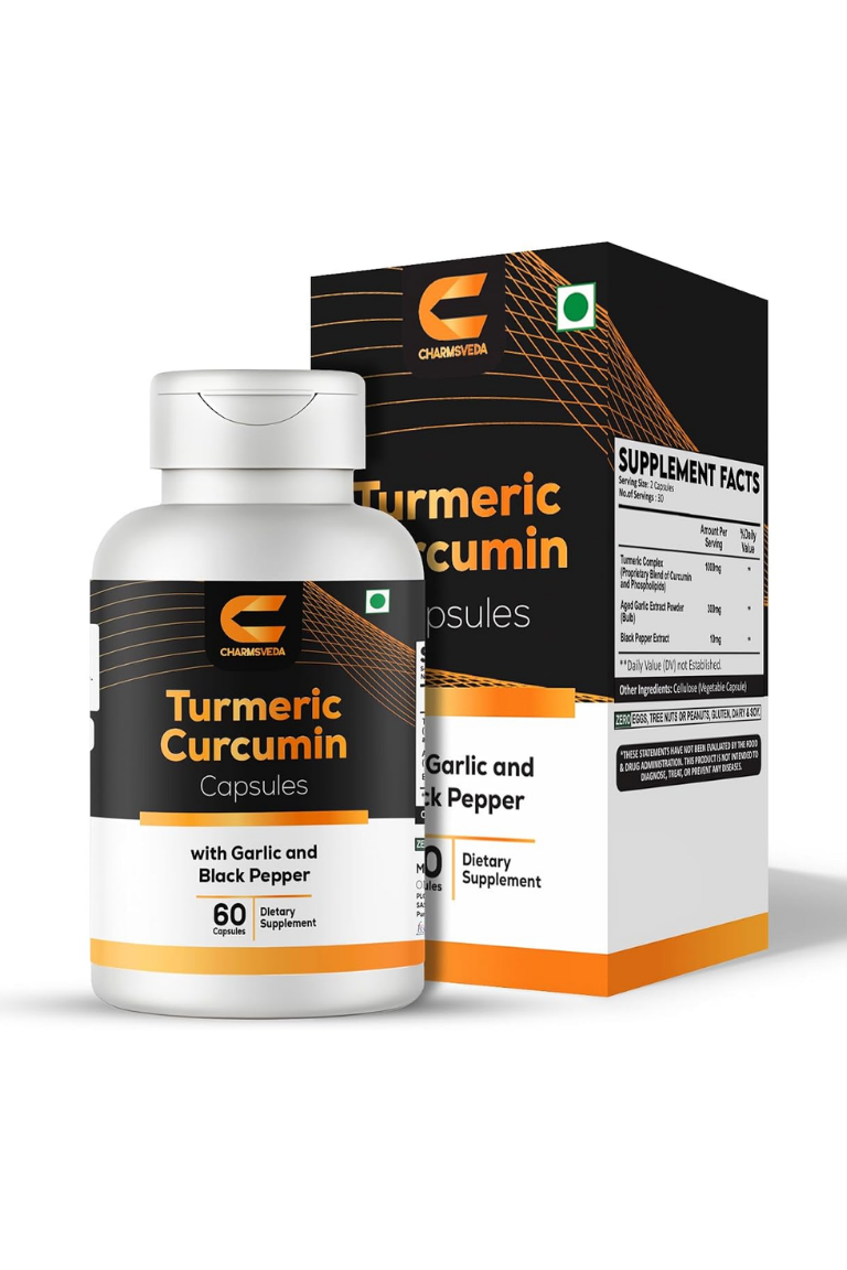 Curcumin Turmeric & BioPerine Black Pepper Extract Capsule 1300 mg | Immune Health Support | 60 Capsules - Image 2