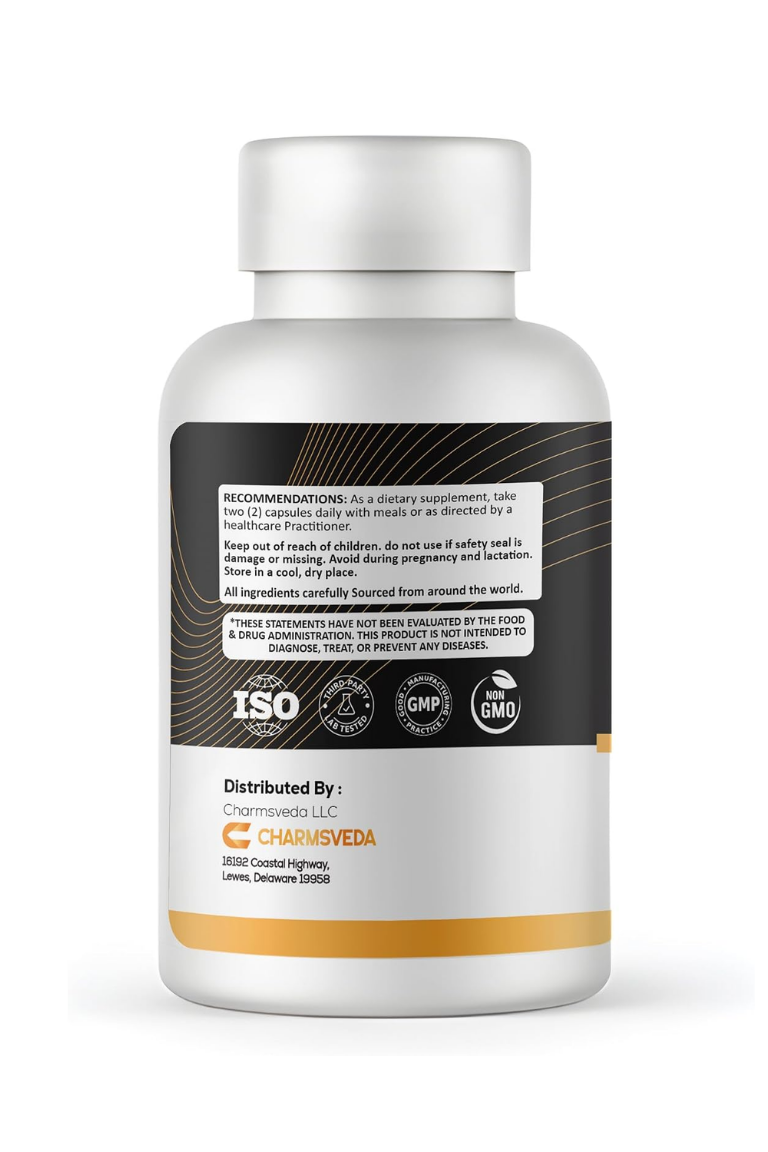 Curcumin Turmeric & BioPerine Black Pepper Extract Capsule 1300 mg | Immune Health Support | 60 Capsules - Image 3